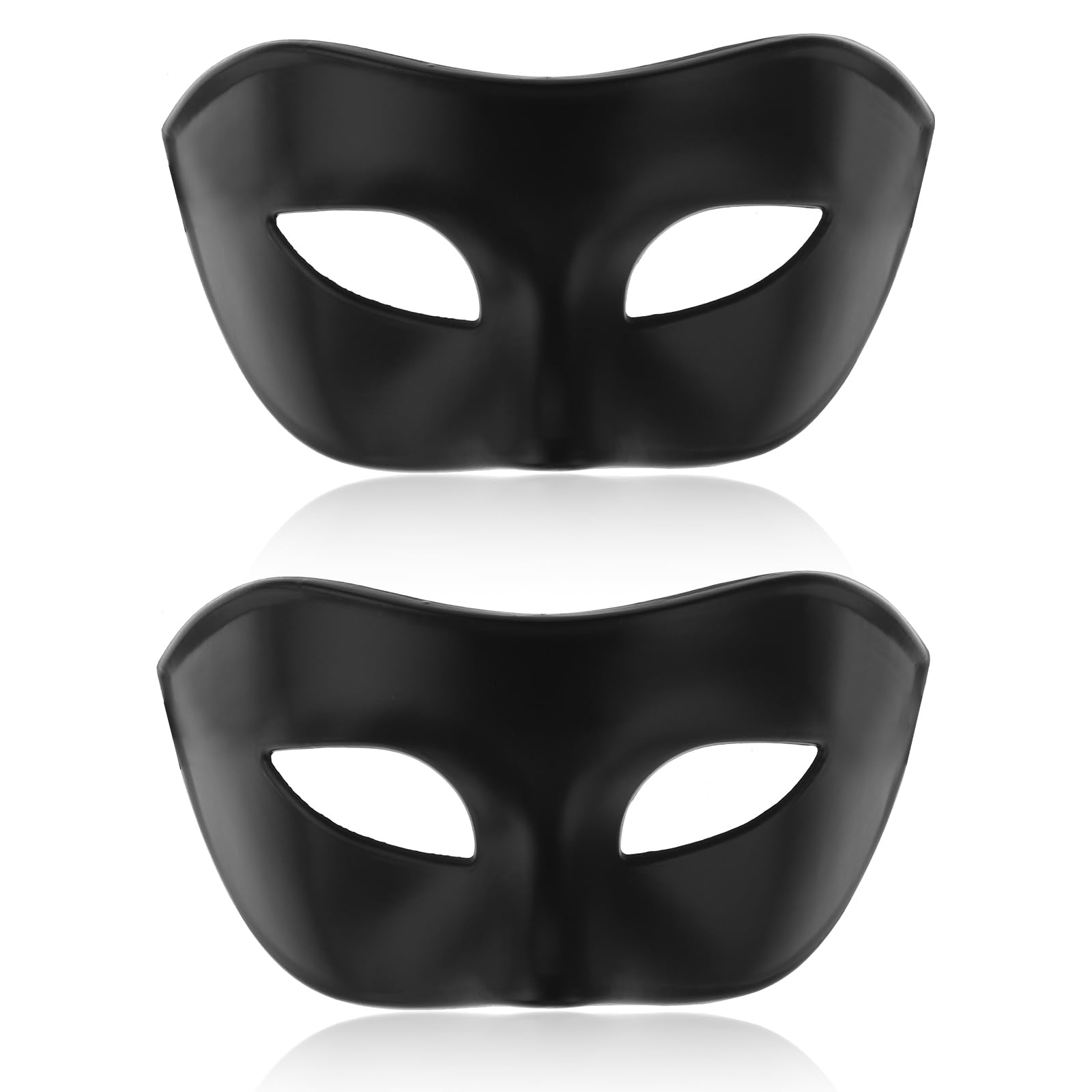 Sibba 2 máscaras venecianas para hombre, máscara veneciana para carnaval, máscara de ojos veneciana, máscaras de Mardi Gras, disfraz de Halloween, máscara de media cara de plástico para baile de