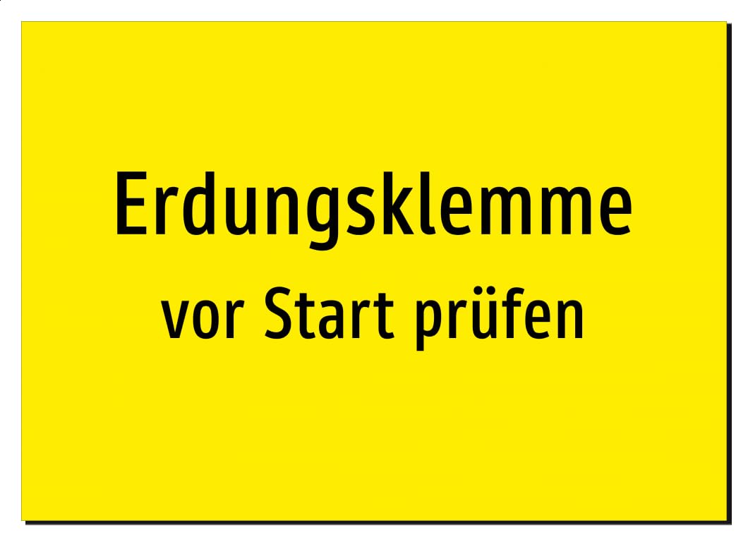35878-DE-T-07 | Erdungsklemme - vor Start prüfen