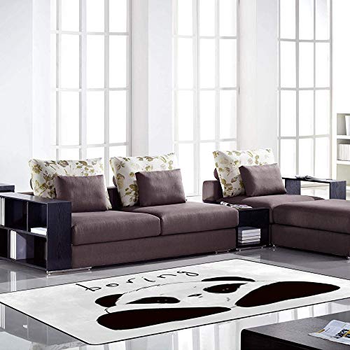 Tapis de grande taille en microfibre poils longs salon et chambre