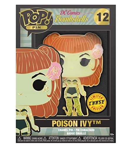 Funko DC Comics - Pop Large Enamel Pin No. 13 - Poison Ivy - Chase, Green - Image 3