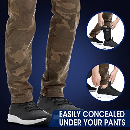 Ankle Holster For Concealed Carry, Leg Holster For Pistols, Ankle Gun Holster Compatible With Glock 26 36 42 43, S&W M&P Shield 9Mm, Bodyguard 380, Ruger Lcp 380, Lc9, Sig Sauer P238 P365 P938 #TOP5