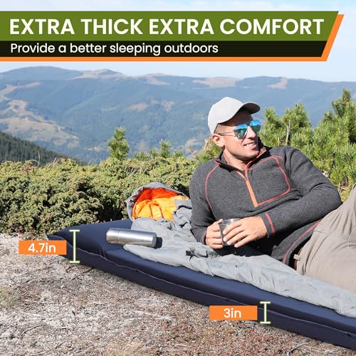 ropoda-Self-Inflating-Sleeping-Pad-Fast-Rebound-3-Thick-Elastic-Foam-Sleeping-PadCamping-Mat-with-Pillow-Storage-Bag-4-Season-Camping-Mattress-Pad-for-Camping-Cars-Expandable-Sleeping-Pad
