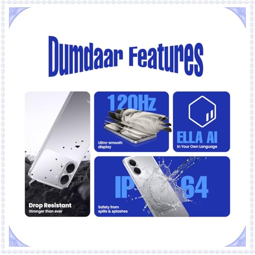 Tecno Spark Go 3 (Titanium Grey, 4GB+64GB | Super Durability Drop Resistant & IP64 Rated| Make Calls Without Network* |Ella Al in Your Own Language| Super Smooth 120Hz 6.74" Display |5000mAh Battery view 2