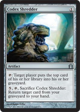 Magic The Gathering - Codex Shredder (228) - Return to Ravnica - Artifact Card - Single Card