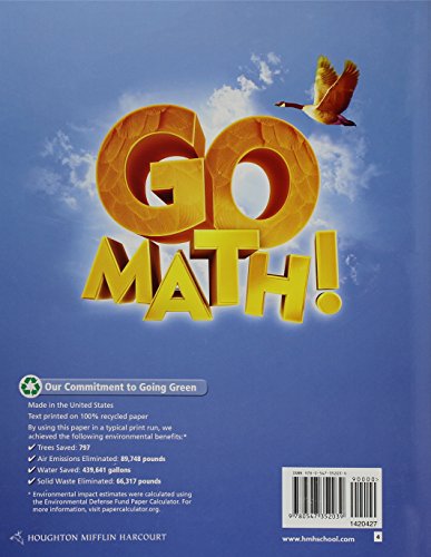 Go Math, Focal Point Level 4: Houghton Mifflin Harcourt Go Math National (Hmh Go Math 2011) - Image 2