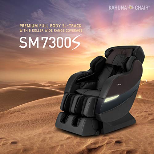 Top Performance Kahuna Superior Massage Chair With Sl-Track 6 Rollers - Sm-7300S (Dark Brown) #TOP7