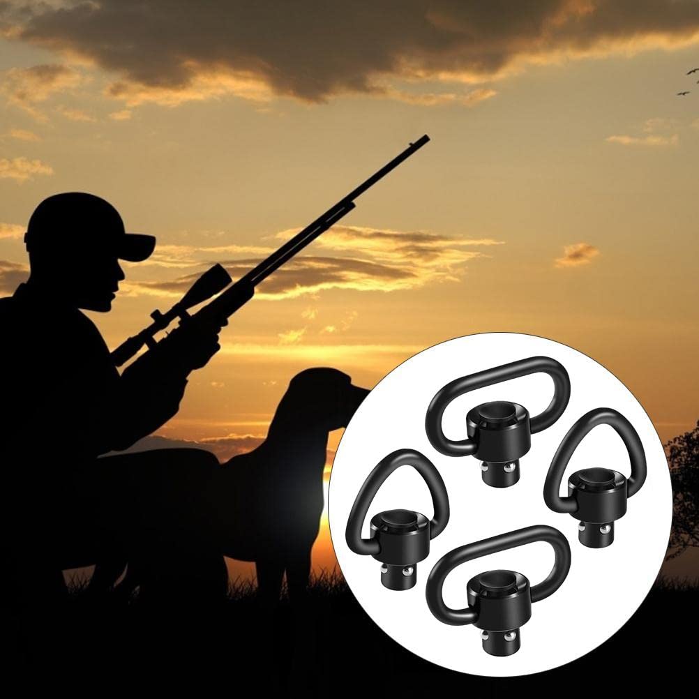 Zestaw 4 sztuk QD Sling Swivels 1,25 cala do dużych obciążeń, szybkozłączka, przycisk do mocowania na zewnątrz, zestaw do wspinaczki