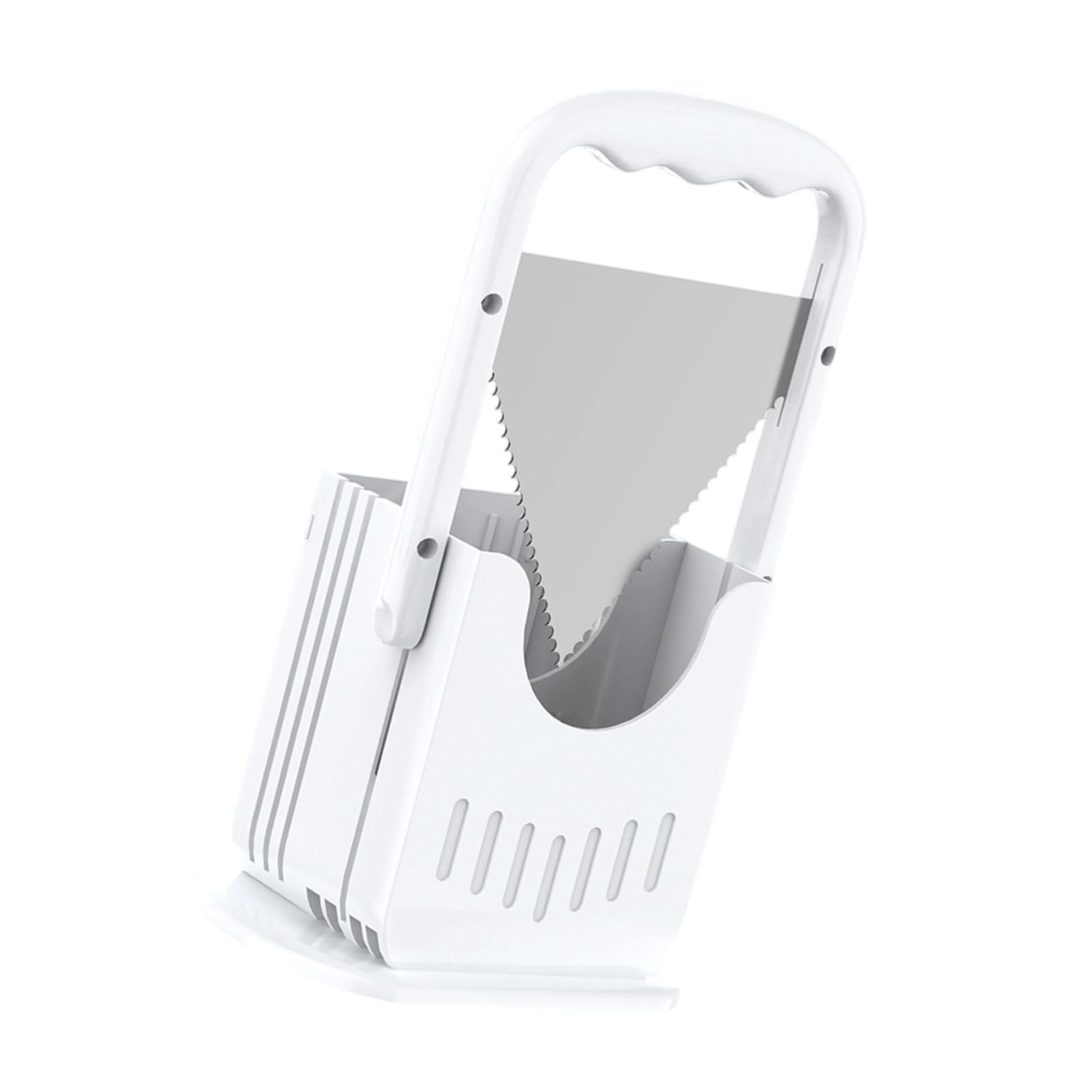 NVOQILIN Efficient Bread Slicer Feature Sturdy Construction Guards Consistent Result Ergonomic Handle Practical Kitchens Tool