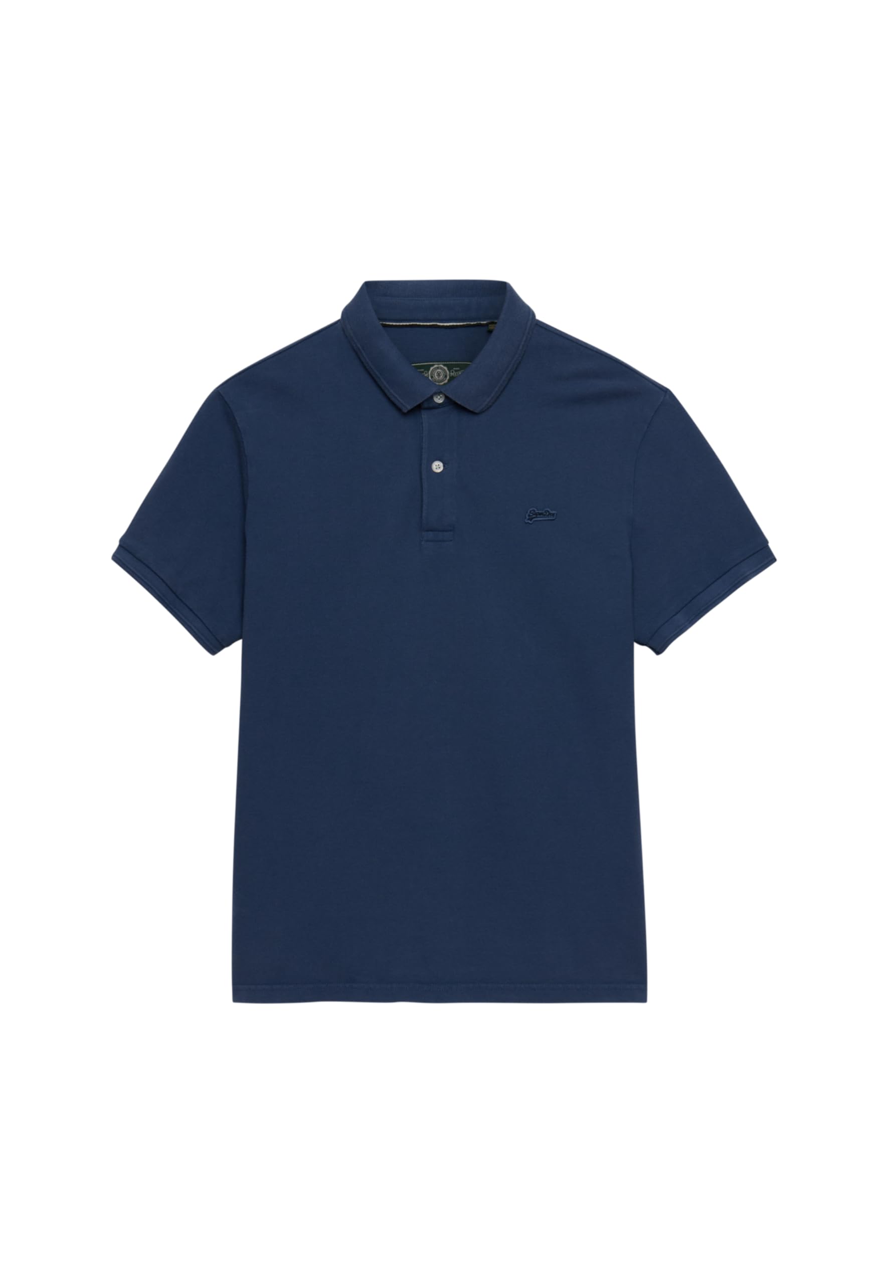 Superdry Men's Classic Pique Polo Shirt, Bay Blue, L