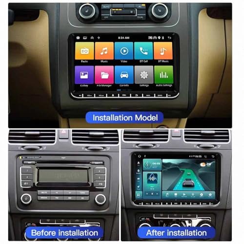 Radio de Voiture sans Fil Android VW Amarok Solution Navigation Fluide 4G
