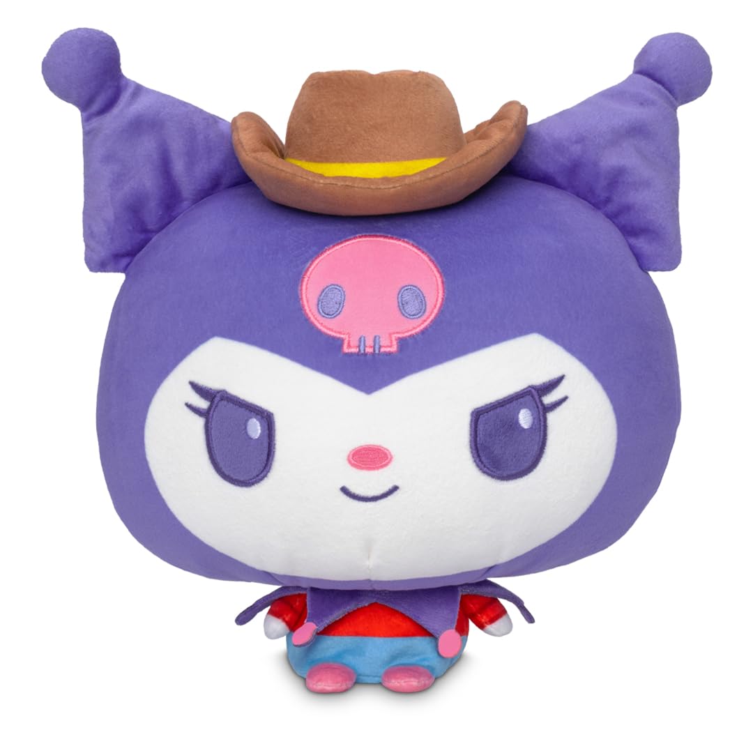 Amazon.com: TeeTurtle Cloudheads Cowgirl Kuromi Plush - 8-Inch