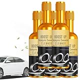 Ergery Catalytic Converter Cleaner, Boost up Fuel & Exhaust System Cleaning Kit, Catalytic Converter Cleaning Solution Automotive Treatment Engine Carbon Cleaner for Performance Optimization