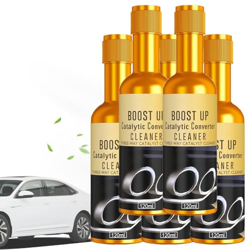 Ergery Catalytic Converter Cleaner, Boost up Fuel & Exhaust System Cleaning Kit, Catalytic Converter Cleaning Solution Automotive Treatment Engine Carbon Cleaner for Performance Optimization
