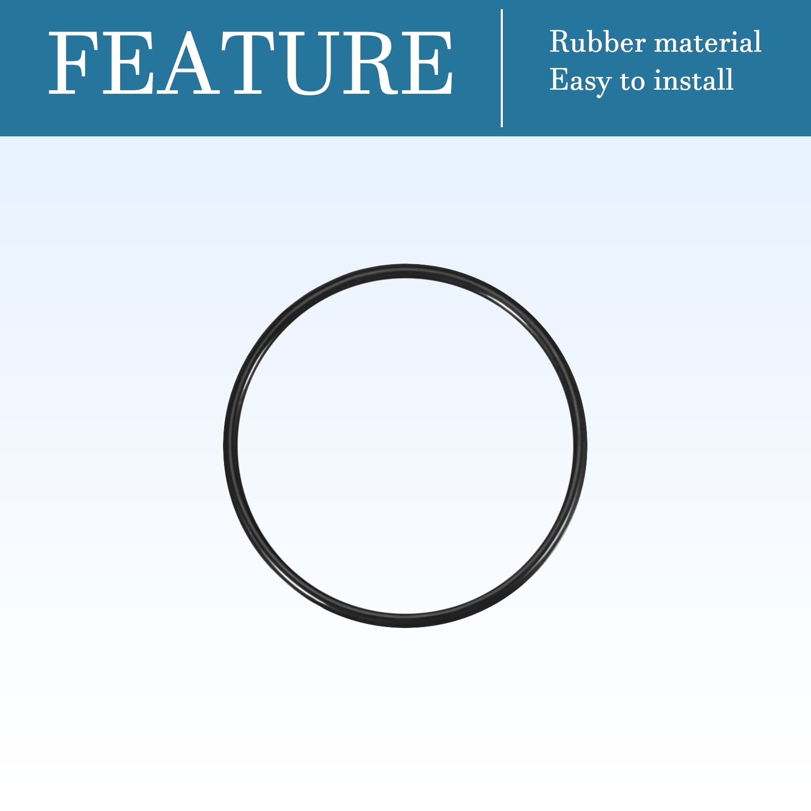 200 O-Rings In Gomma Nitrile 8x4x2mm - Guarnizioni Per Riparazioni Idrauliche E Domestiche - Foto 6