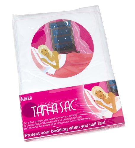Drap de protection autobronzant évite les taches de bronzage sur le lit