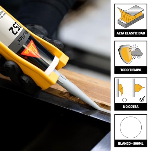 Miniatura 2 de Sika - Adhesivo Elástico Para Unión En Montaje De Vehículos - Sikaflex-252 - Blanco - Adhesión Sobre Una Amplia Variedad De Sustratos - Pintable - 300ml