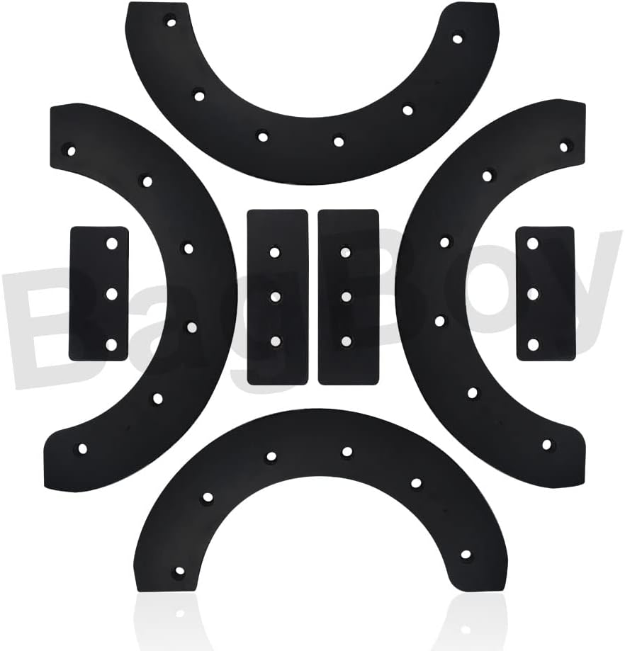 302565MA 302565 Rubber Paddle Kit - by Braveboy, Replacement for 20" 21" 22" Craftsman/Murray Noma /57121MA 1687312SM Snow Thrower Fits Model 536.88150 536.885213 536.881501 & More