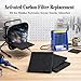 Nispira Solder Extractor Filter Replacement for Hakko 493 FA-400, Xytronic 26DLX 456DLX, Aoyue 486 Smoke Absorber, 5.1 Inch Carbon Foam, 5 Pack