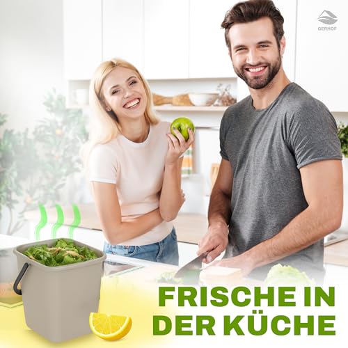 Biotonnen Pulver mit Zitronenduft, gegen Maden und Geruch, Fliegen, 500 g für Biotonne, Kompost Eimer, Mülleimer, Camping (500 g)