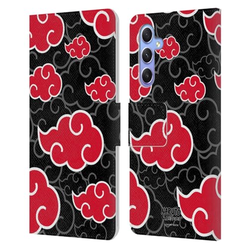 Étui Akatsuki Naruto Samsung A34 Coque Rabat Protection Antichoc