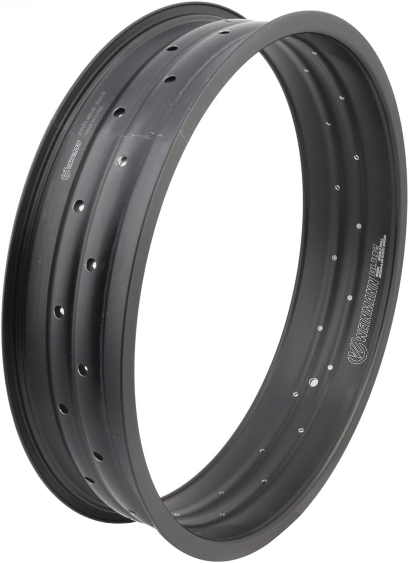 Weinmann HL102 20-Inch Fat Bike Rim | Lightweight Double-Walled Hybrid Construction, 36H Spokes, SGL Wall, Tubeless-Ready, Black, 406 ISO