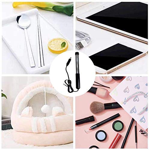 Portable 5W UV Wand - Handheld Waterproof UV Lamp Sterilizer for Household Wardrobe Toilet Car Kitchen tToys Pet Area, Travel Size Air Purifier