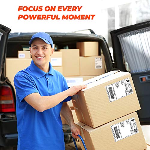 Image of MUNBYN 4x6 Inch Direct Thermal Labels, 6000 Labels /12 Rolls(500 Pcs per Roll), Shipping Label Paper for Thermal Printers, Permanent Adhesive Mailing Postage Labels for Shipping Packages