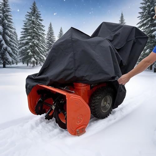 Copertura per spazzaneve, in tessuto Oxford, impermeabile, resistente, protezione antivento per attrezzature esterne, 150 x 84 x 120 cm
