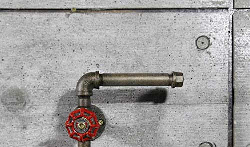 Black Malleable Iron Cast Pipe Fitting Cap for Steampunk Vintage Shelf Bracket DIY Plumbing Pipe Decor Furniture，10 Packs(1/2 Inch) - Thumbnail 4