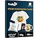 KOALA Sublimation Heat Transfer Paper 8.5X11 Inches for Inkjet Printer Compatible with Sublimation Ink 100 Sheets 100gsm