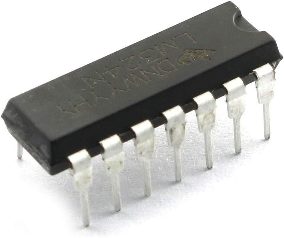 Tegg LM324N 10PCS LM324 DIP14 Quad Op-Amp Quadruple Operational Amplifier