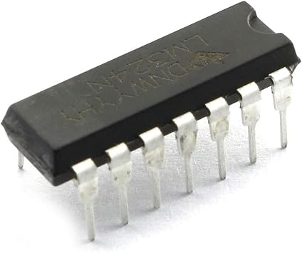 Tegg LM324N 10PCS LM324 DIP14 Quad Op-Amp Quadruple Operational Amplifier