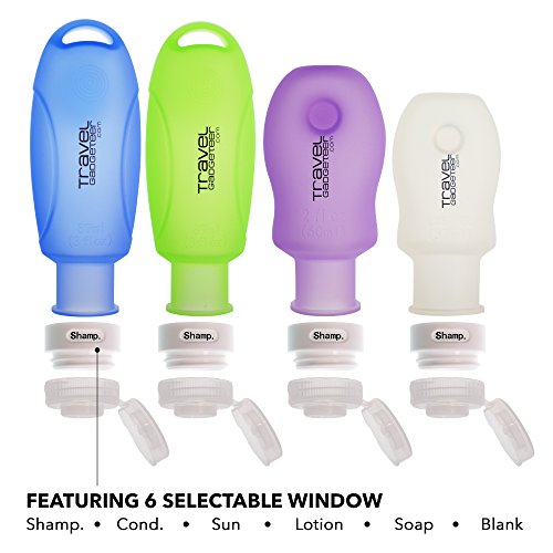 Bottiglie di Accessi di Viaggio (4) + CASO DI