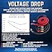 Sky High Oversized 1/0 Gauge AWG Big 3 Upgrade Blue/Black Electrical Wiring Kit