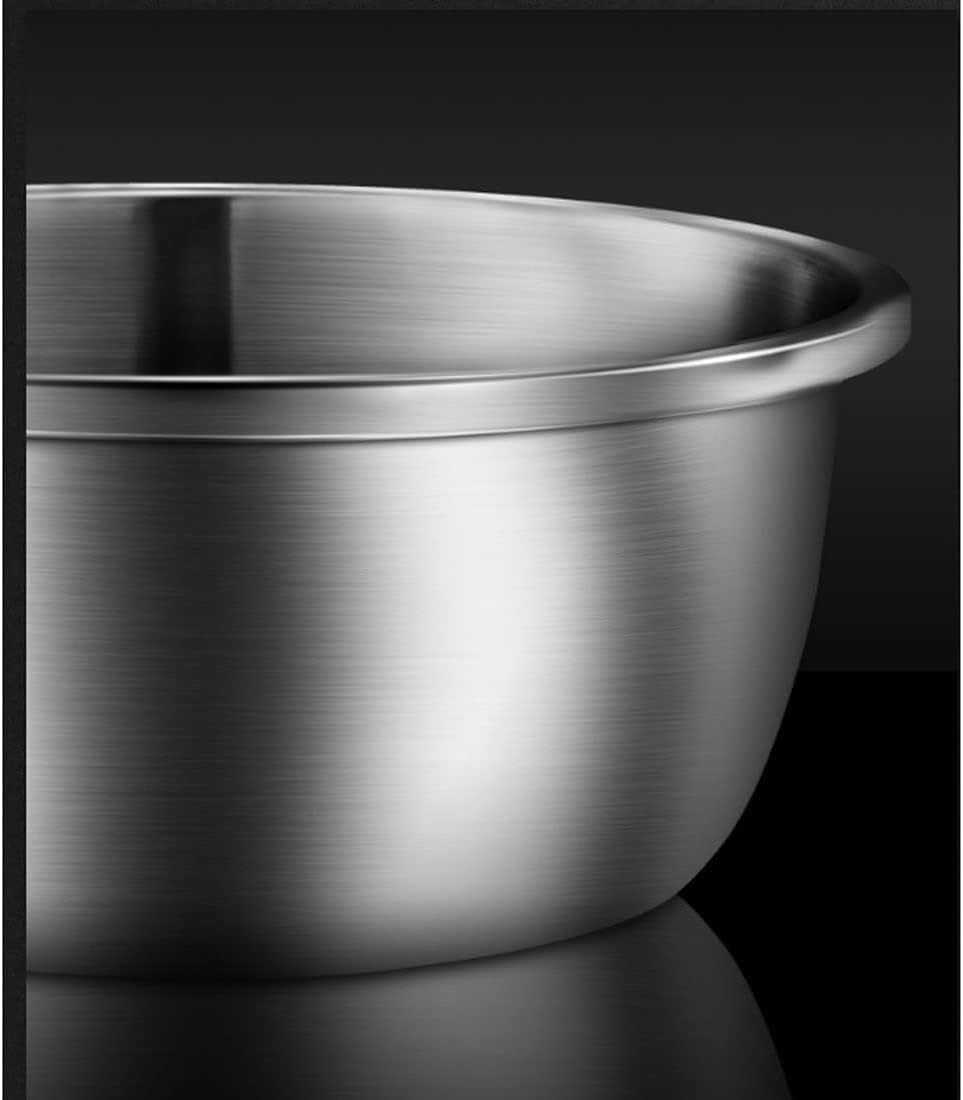 Ollas y sartenes, cuencos for mezclar, juego de 5 piezas, lavabo nido, apto for cocina de inducción, cocción al horno, almacenamiento que ahorra espacio, acero inoxidable 304