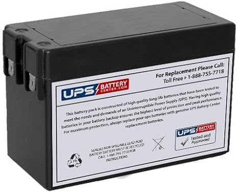 SLA12V 12 Volt 2.5 Amp Replacement Battery for Rechargeable QR Spotlights