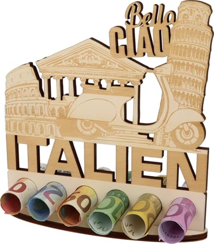 XL Geldgeschenk aus Holz Italien...