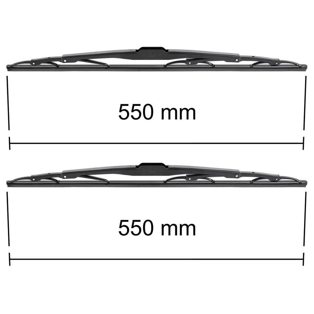 Mossa Spazzole anteriori adatte per Renault Kangoo II Van (2008-2021) 2S