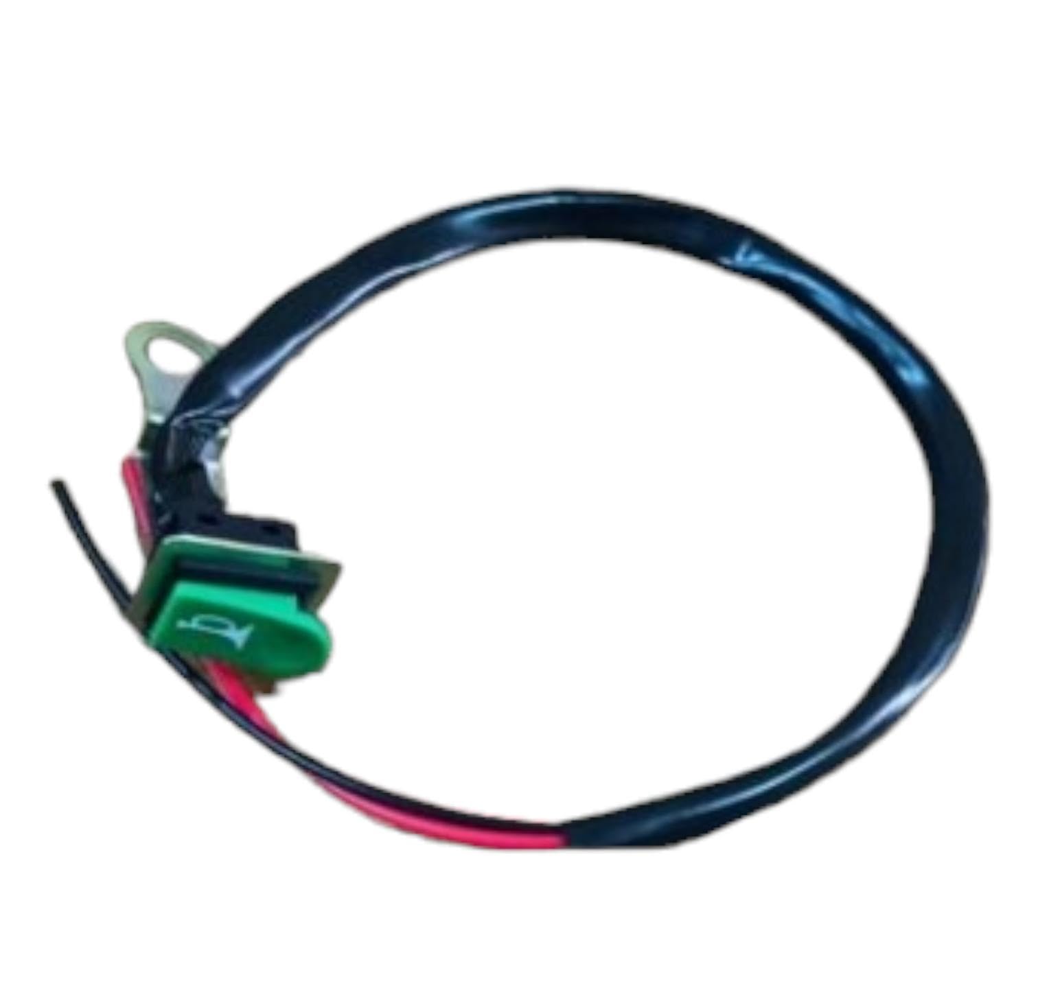 Jasvant Holdiva Bike Extra Horn Switch, Green, 12V, Universal Compatibility