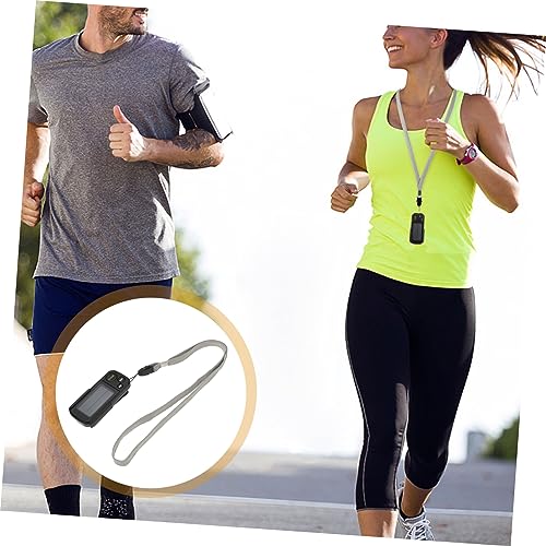BRIGHTFUFU Pedometer Wearable Digital Electronic Tool Thin Watch Grip Sports Accessories Step Counter Watch Activity Odometer Pet Basic Clip Silver Abs