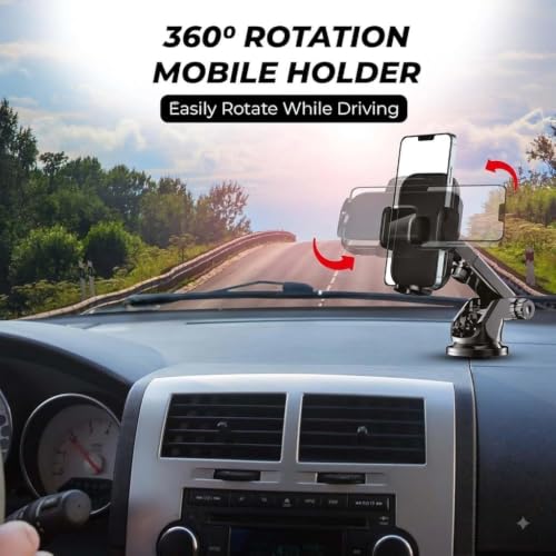 Image of XIVY Grip X3 Premium Mobile Holder for Car with Suction Cup