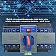 LiebeWH Mini Automatik Transferschalter 63A 4P Stromversorgungsschalter No Noise Automatischer Dual Power Transferschalter NDQ1-63/4 mit elektromechanischem Verriegelungsschutz