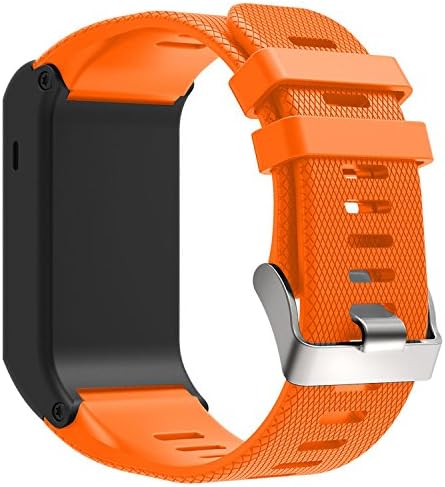 QGHXO Band for Garmin Vivoactive HR, Soft Silicone Replacement Watch Band Only for Garmin Vivoactive HR (No Tracker, Replacement Bands Only)
