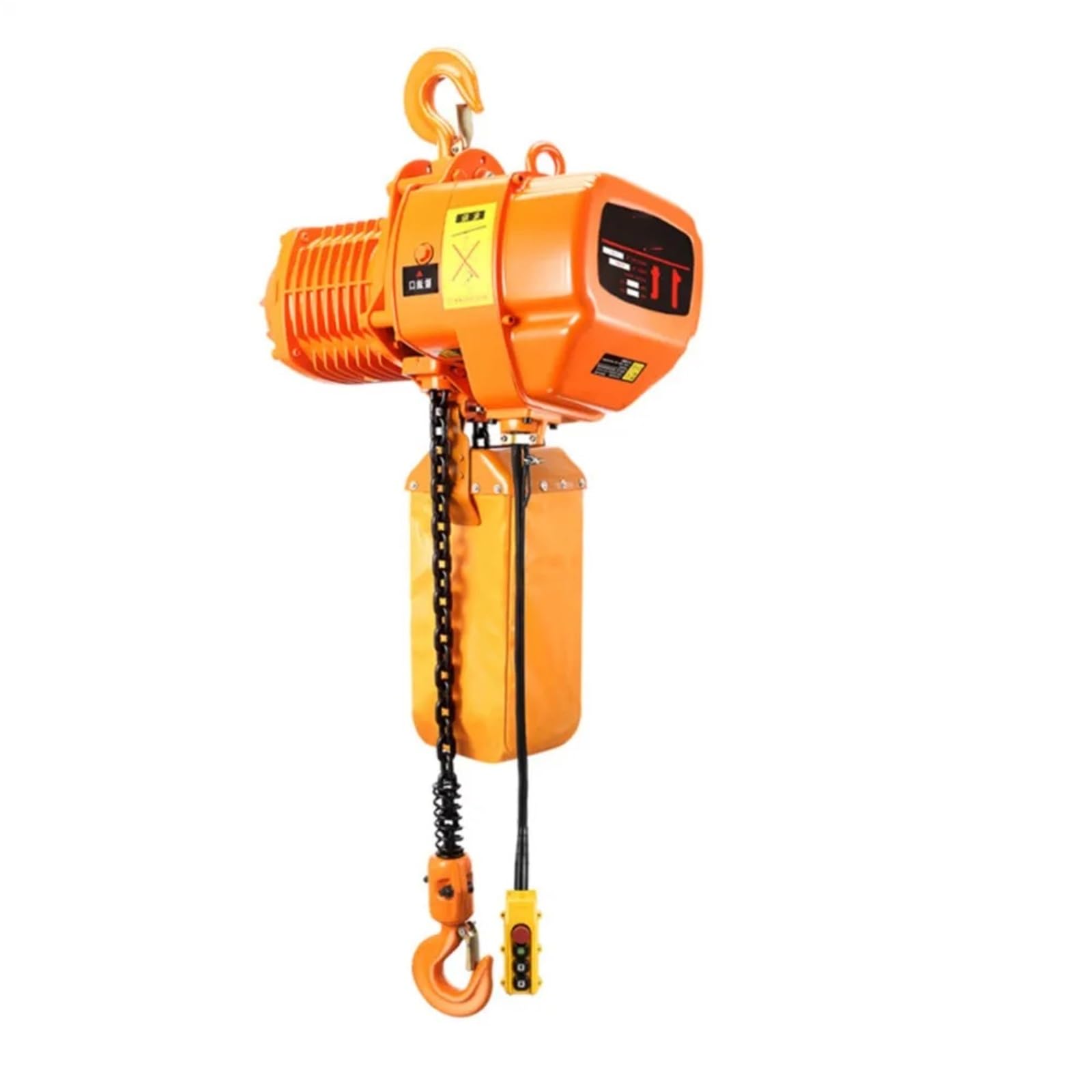 Argano elettrico 380 V/1100 W/1500 W Portatile In Testa Elettrico Paranco A Catena Gru Fissa Singola Catena Paranco Industriale Paranco A Catena di sollevamento(0.5t 4m remote)