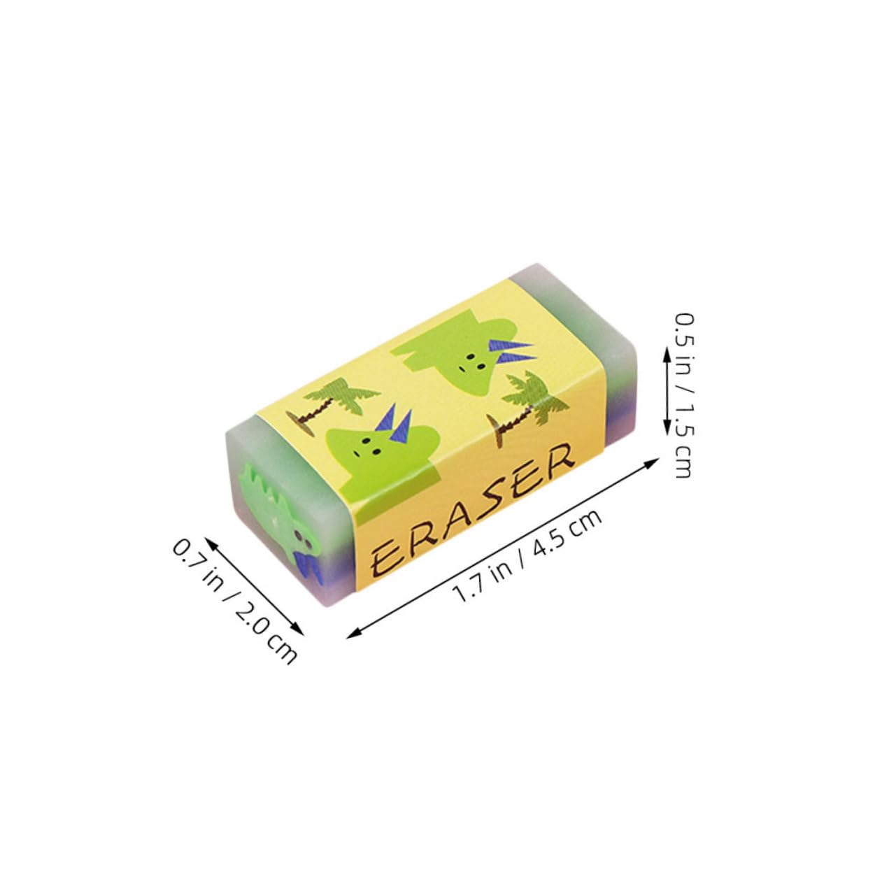 32 pezzi Gomme Dinosauri Colorate per Eraser Multiuso per Studenti con Impugnatura Ergonomica Gomme Cancelleria Divertenti per Scuola e Regali Festa Compleanno