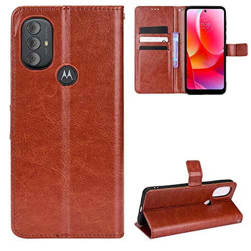 Case for Motorola Moto G Power 2022 Case Cover,Flip Leather Wallet Cover Case for Motorola G Power 3rd gen 2022 XT2165-1 XT2165-3 XT2165-3PP XT2165-5 Case Brown