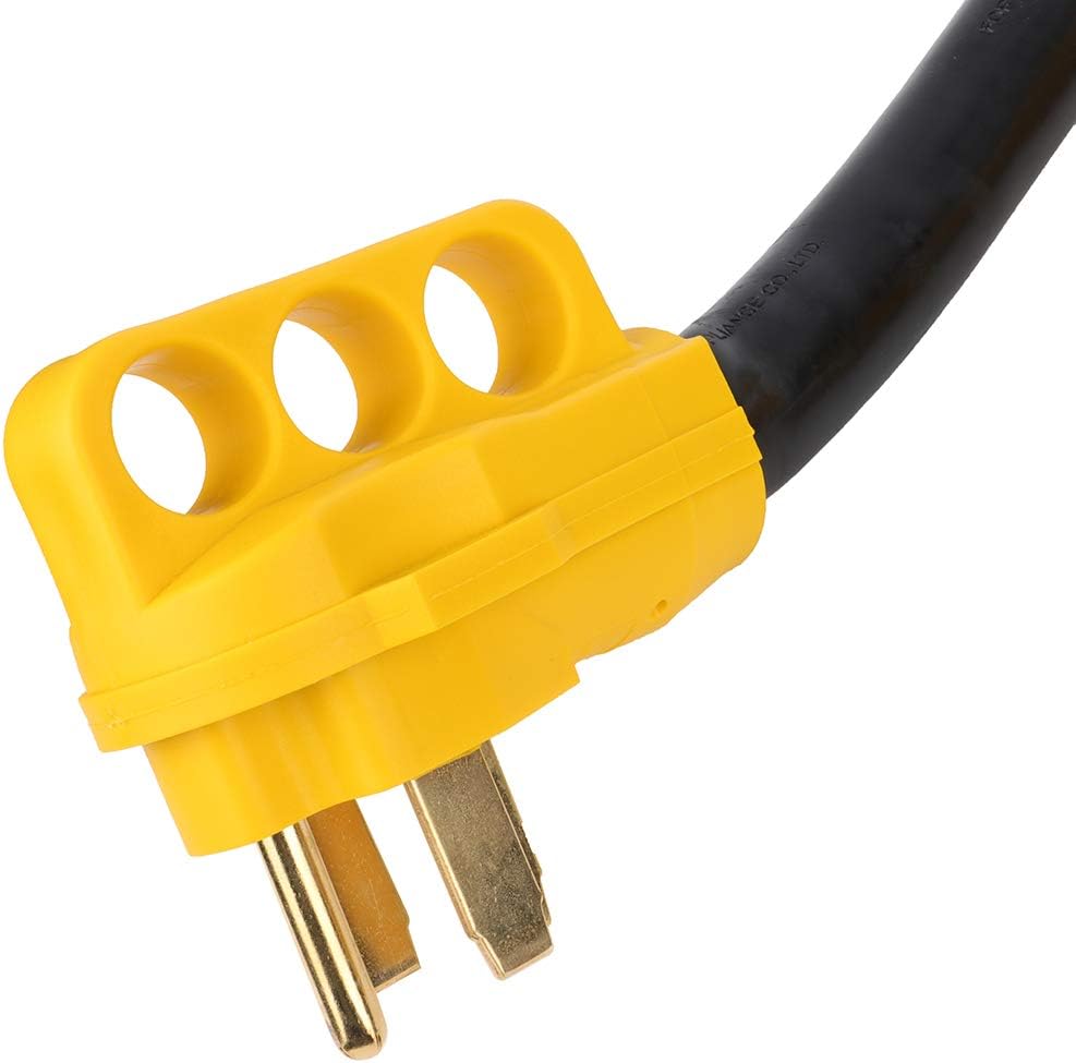 cciyu 50Foot 50AMP RV Power Supply Cable Motorhome Extension Cord Terminal Gender : Automotive