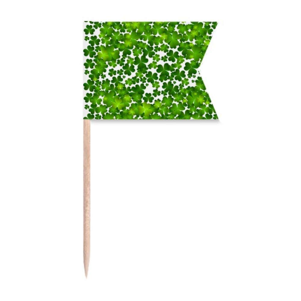 Drapeaux de la St Patrick pour gâteau et fromage d'Irlande
