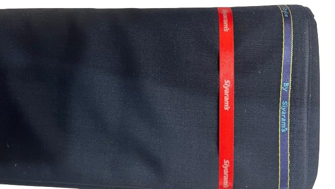 Image of Siyaram's suit length gift pack for men Cut 3 mtr shirt 2.25 With tie rumal broch cof buttons