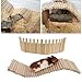 PTILSERY Secure Enclosure Offer Spaciously and Protective Environment for Your Furry Friend Maximize Your Hamster Living Space